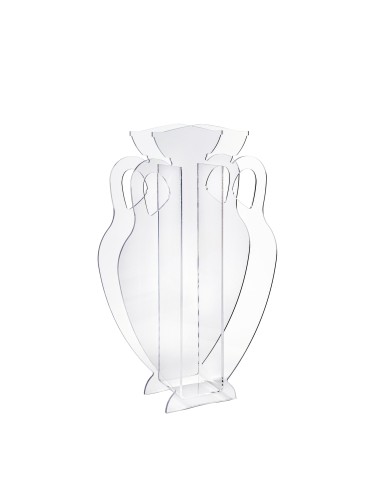 iPLEX Design Anfora Xxl Portaomrelli Trasparente - 35x56x11 cm