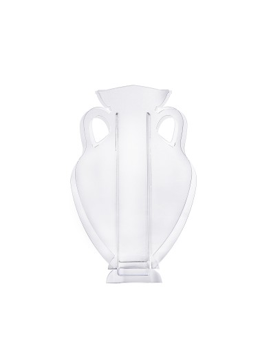 iPLEX Design Anfora Xxl Portaomrelli Trasparente - 35x56x11 cm