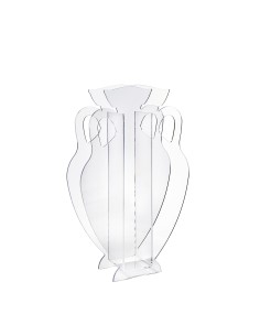 iPLEX Design Anfora Xxl Portaomrelli Trasparente - 35x56x11 cm