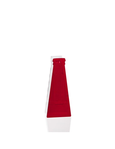 iPLEX Design - Campari Vaso Small Rosso/Diamantato in plexiglass - Trasparente/rosso - 10x25x4,5 cm