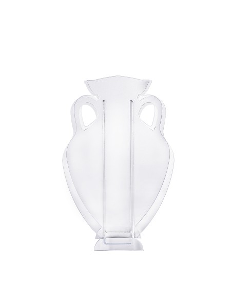 iPLEX Design Anfora Xxl Portaomrelli Trasparente - 35x56x11 cm