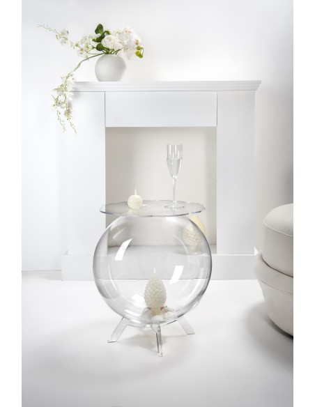 iPLEX Design - Boollino Trasparente in plexiglass - 40x46x40 cm