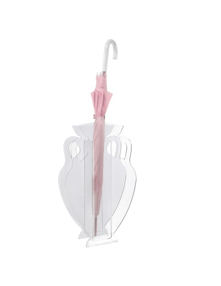 iPLEX Design Anfora Xxl Portaomrelli Bianco - 35x56x11 cm