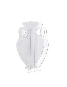 iPLEX Design Anfora Xxl Portaomrelli Bianco - 35x56x11 cm