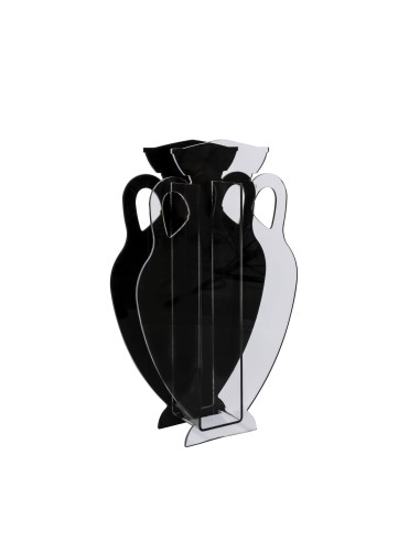 iPLEX Design Anfora Xxl Portaomrelli Nero - 35x56x11 cm