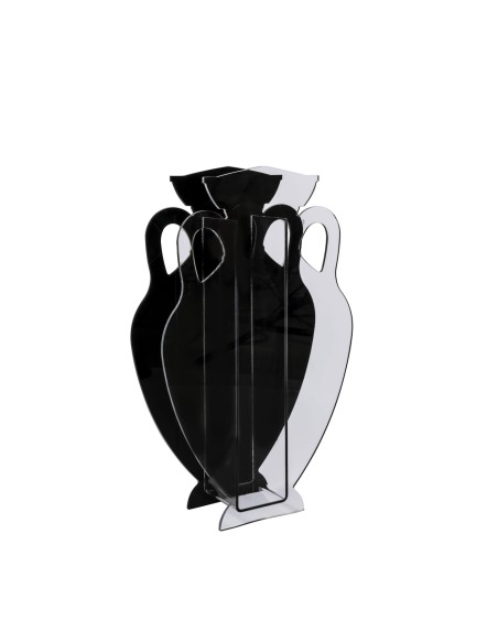 iPLEX Design Anfora Xxl Portaomrelli Nero - 35x56x11 cm
