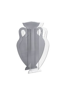 iPLEX Design Anfora Xxl Portaomrelli Fume' - fumè - 35x56x11 cm