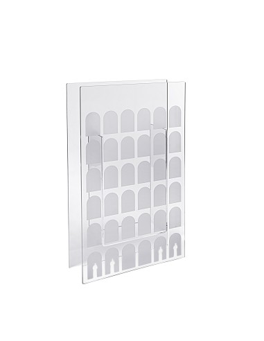 iPLEX Design Eur Xxl Portaombrelli Trasparente - 35x60x11 cm