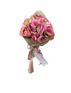 Fiori di Lena - Bush di fiori misti con tag Festa della Mamma e nappa corona 2