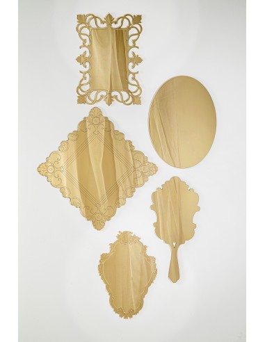 iPLEX Design Deco' Set Decorativo 5 Pezzi Gold