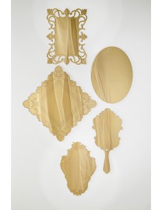 iPLEX Design Deco' Set Decorativo 5 Pezzi Gold 2