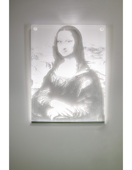 iPLEX Design Leonarda Quadro Luminoso - Trasparente - 38x1x28 cm
