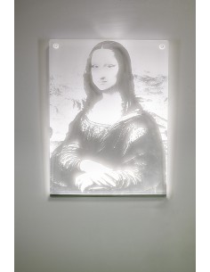iPLEX Design Leonarda Quadro Luminoso - Trasparente - 38x1x28 cm 2