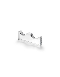 iPLEX Design - Bon Ton Poggia Posate 2 Sedi Trasparente in plexiglass - 8x2,8x0,12 cm