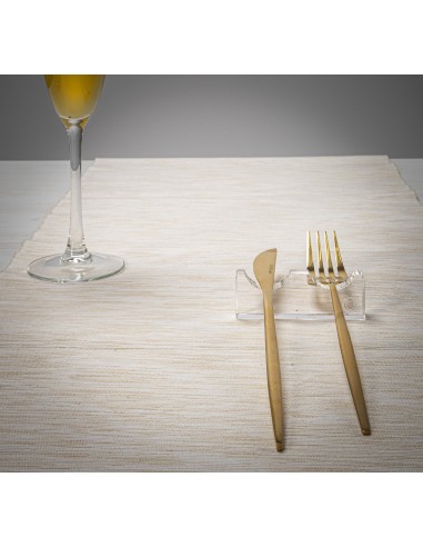 iPLEX Design - Bon Ton Poggia Posate 2 Sedi Trasparente in plexiglass - 8x2,8x0,12 cm