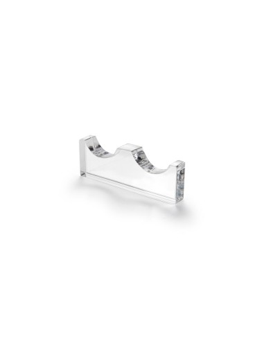 iPLEX Design - Bon Ton Poggia Posate 2 Sedi Trasparente in plexiglass - 8x2,8x0,12 cm