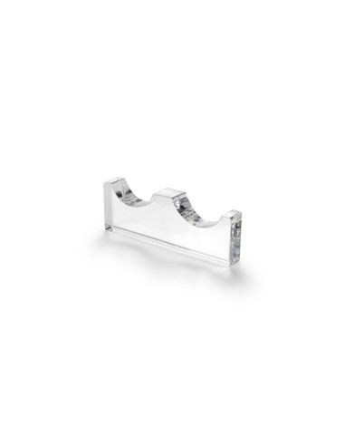 iPLEX Design - Bon Ton Poggia Posate 2 Sedi Trasparente in plexiglass - 8x2,8x0,12 cm