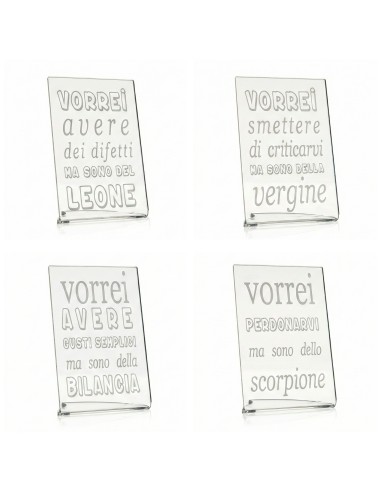 iPLEX Design Zodiac Set da 12 Italiano - Trasparente - 10x15x6 cm