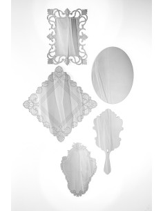 iPLEX Design Deco' Set Decorativo 5 Pezzi Silver 2