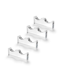 iPLEX Design Kit 4 Bon Ton Poggia Posate 2 Sedi Trasparente - Trasparente - 8x2,8x0,12 cm 2