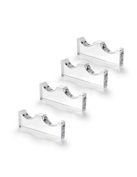 iPLEX Design Kit 4 Bon Ton Poggia Posate 2 Sedi Trasparente - Trasparente - 8x2,8x0,12 cm