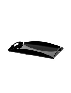 iPLEX Design - Serving Vassoio Piccolo Nero in plexiglass - 32,5x4x22,5 cm