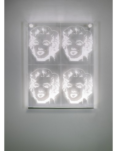 iPLEX Design Norma Jeane Quadro Luminoso - Trasparente - 38x1x28 cm