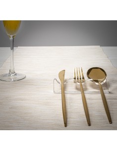 iPLEX Design Kit 4 Bon Ton Poggia Posate 3 Sedi Trasparente - Trasparente - 12x2,8x0,12 cm 2