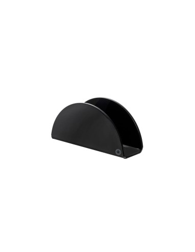 iPLEX Design - Serving Portatovaglioli Verticale Nero in plexiglass - 17,5x8,5x6 cm
