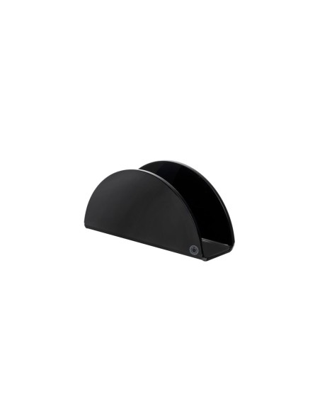 iPLEX Design - Serving Portatovaglioli Verticale Nero in plexiglass - 17,5x8,5x6 cm