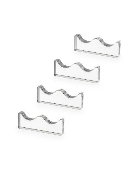 iPLEX Design Kit 4 Serving Poggia Posate 2 Sedi Trasparente - Trasparente - 12x0,12x8 cm
