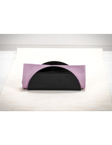 iPLEX Design - Serving Portatovaglioli Verticale Nero in plexiglass - 17,5x8,5x6 cm
