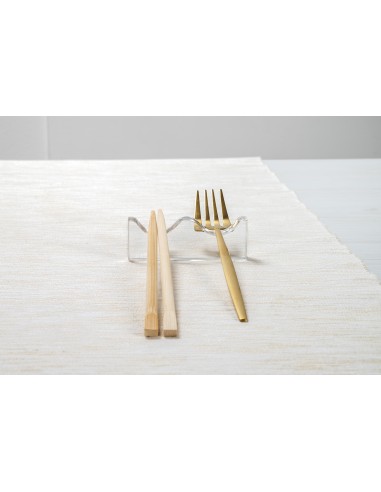 iPLEX Design Kit 4 Serving Poggia Posate 2 Sedi Trasparente - Trasparente - 12x0,12x8 cm
