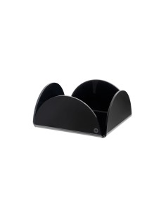 iPLEX Design - Serving Portatovaglioli Orizzontale Nero in plexiglass - 18x8,5x18 cm 2