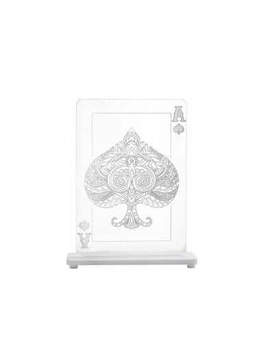iPLEX Design - Asso Lampada in plexiglass - Trasparente - 20,5x26x6 cm