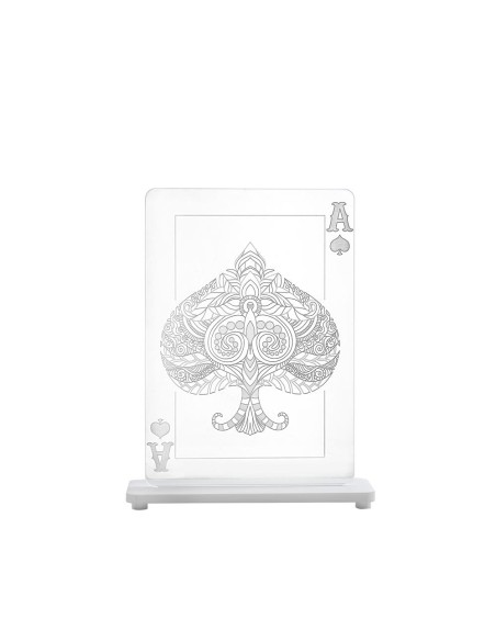 iPLEX Design - Asso Lampada in plexiglass - Trasparente - 20,5x26x6 cm
