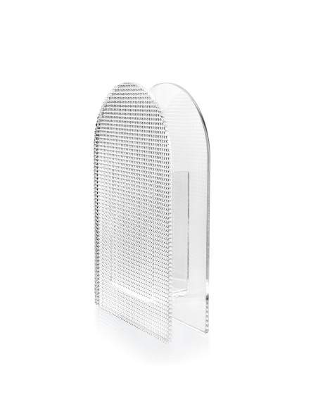 iPLEX Design - Arko Vaso Trasparente in plexiglass - 14,5x25x4,5 cm