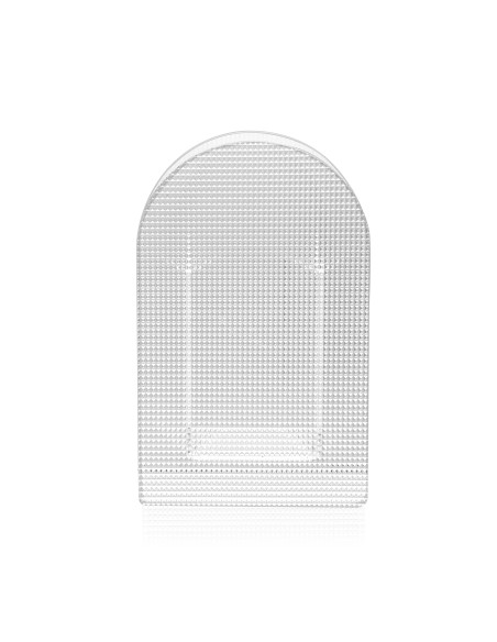 iPLEX Design - Arko Vaso Trasparente in plexiglass - 14,5x25x4,5 cm