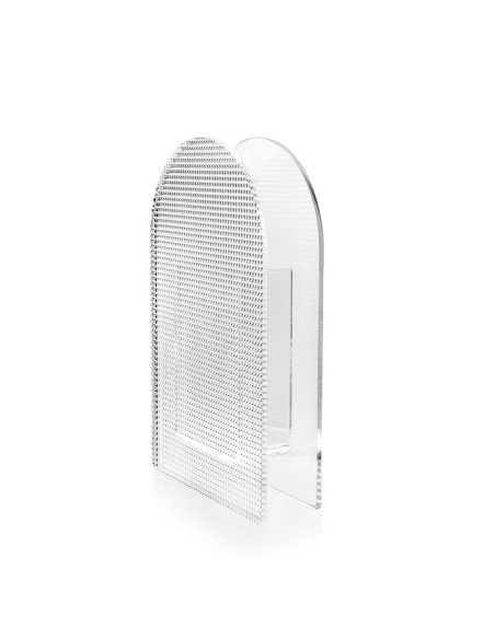 iPLEX Design - Arko Vaso Trasparente in plexiglass - 14,5x25x4,5 cm