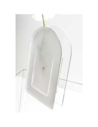 iPLEX Design - Arko Vaso Trasparente in plexiglass - 14,5x25x4,5 cm