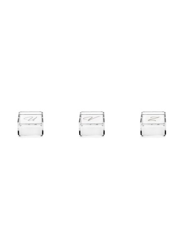 iPLEX Design Set 21 Scatoline Violet C/lettere Trasparente - 7x4,5x7 cm