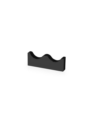 iPLEX Design - Serving Poggia Posate 2 Sedi Nero in plexiglass - 12x3x1,2 cm