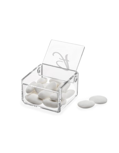 iPLEX Design Set 21 Scatoline Violet C/lettere Trasparente - 7x4,5x7 cm