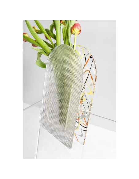 iPLEX Design - Arko Vaso Multicolour in plexiglass - multicolor - 14,5x25x4,5 cm