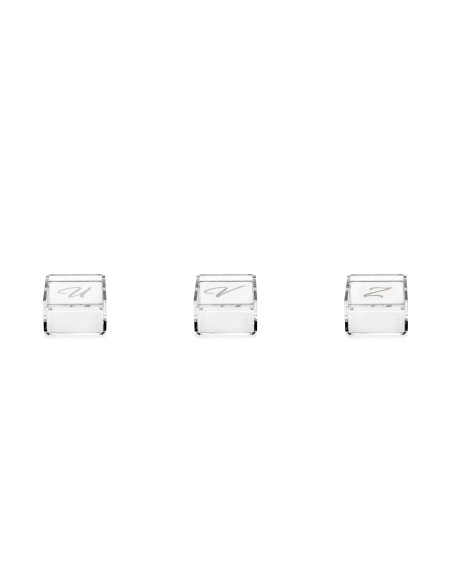 iPLEX Design Set 21 Scatoline Violet C/lettere Trasparente - 7x4,5x7 cm