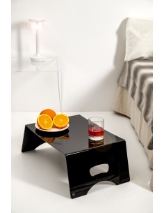 iPLEX Design - Serving Vassoio Letto Nero in plexiglass - 54x20x33 cm 2