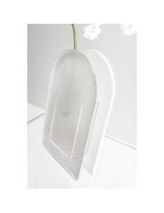 iPLEX Design - Arko Vaso Bianco in plexiglass - Trasparente/bianco - 14,5x25x4,5 cm 2