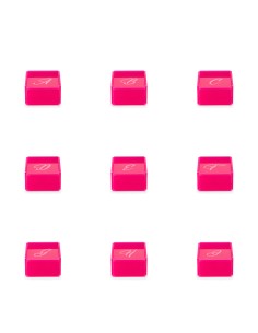 iPLEX Design Set 21 Scatoline Violet C/lettere Fuxia - 7x4,5x7 cm