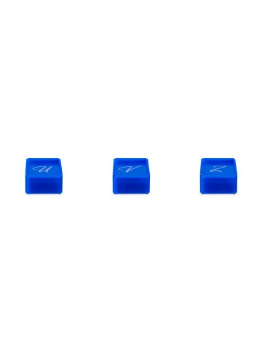 iPLEX Design Set 21 Scatoline Violet C/lettere Blu - 7x4,5x7 cm