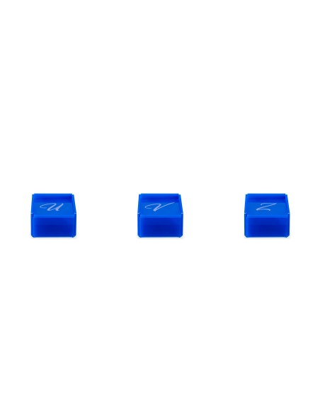 iPLEX Design Set 21 Scatoline Violet C/lettere Blu - 7x4,5x7 cm